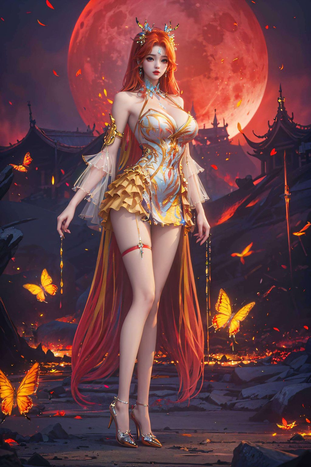 她美的让人心动动漫美女的韵味