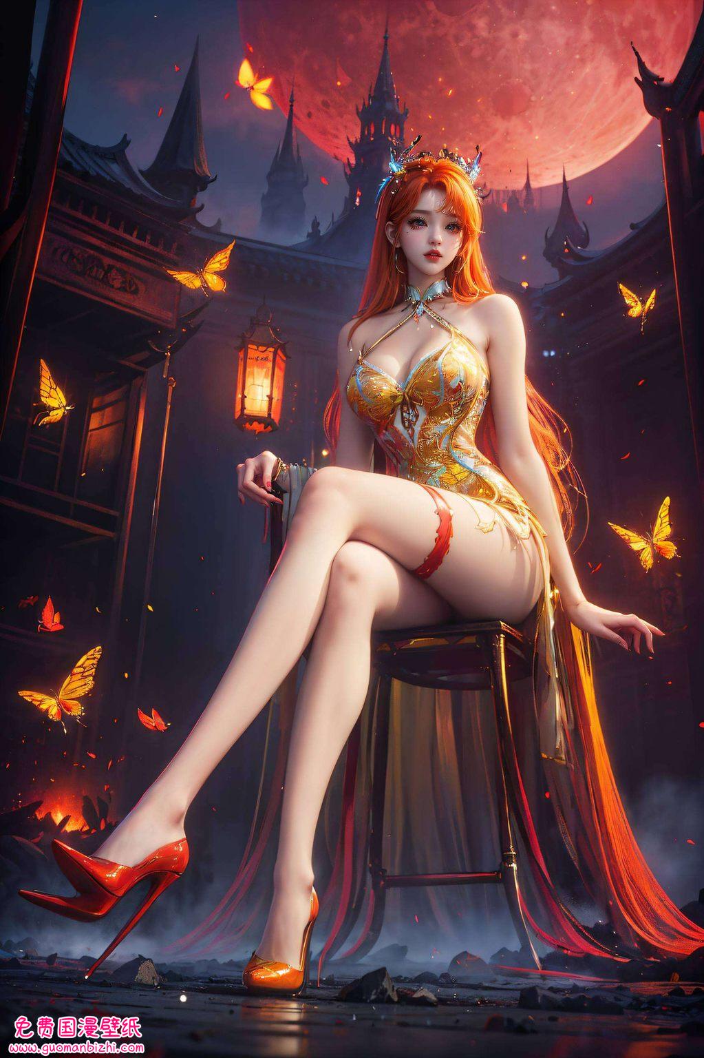 这位国漫女神在绚烂的国漫世界中