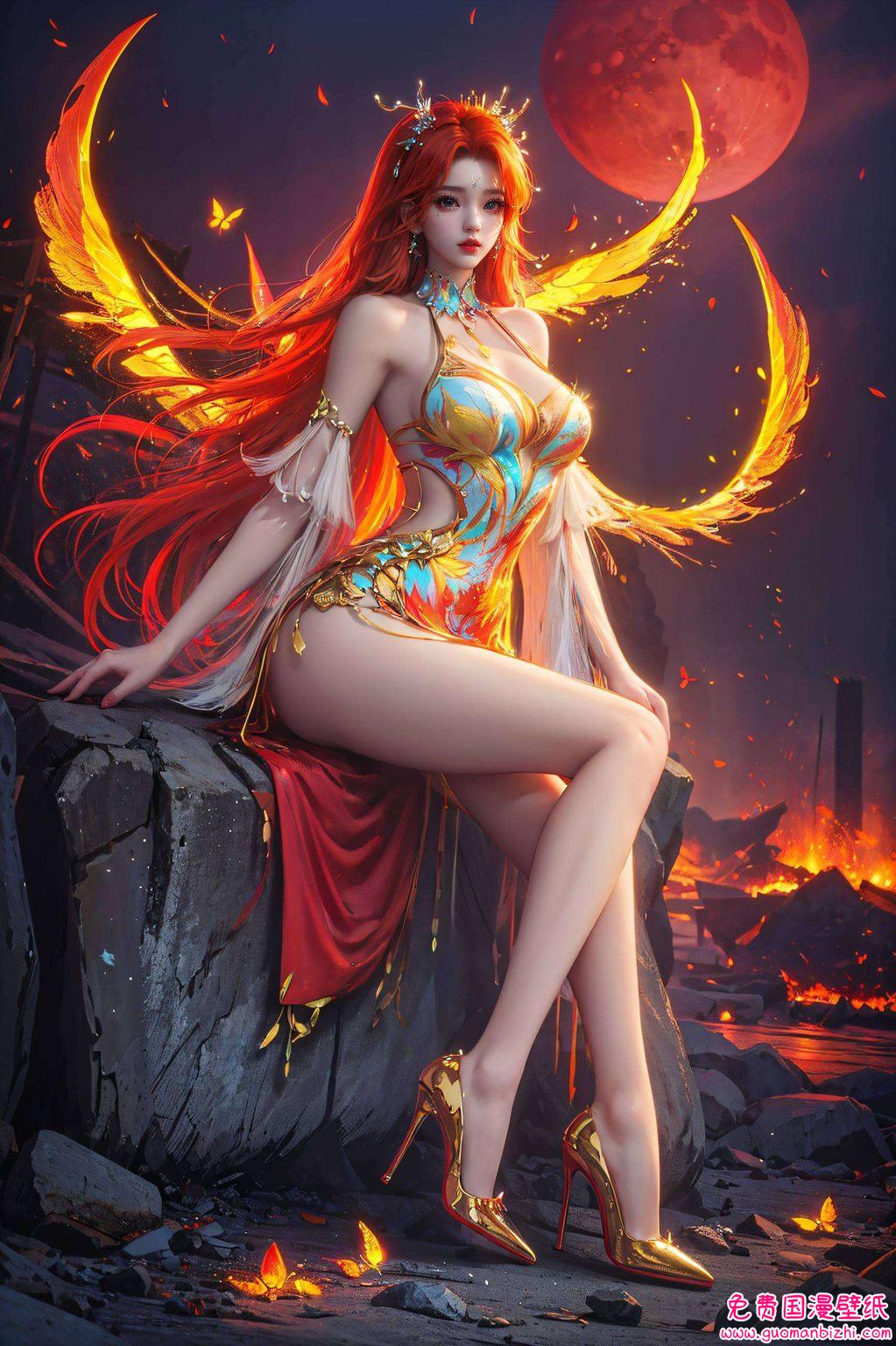 她的壁纸更是为我们的日常增添了一抹不羁的幻想色彩