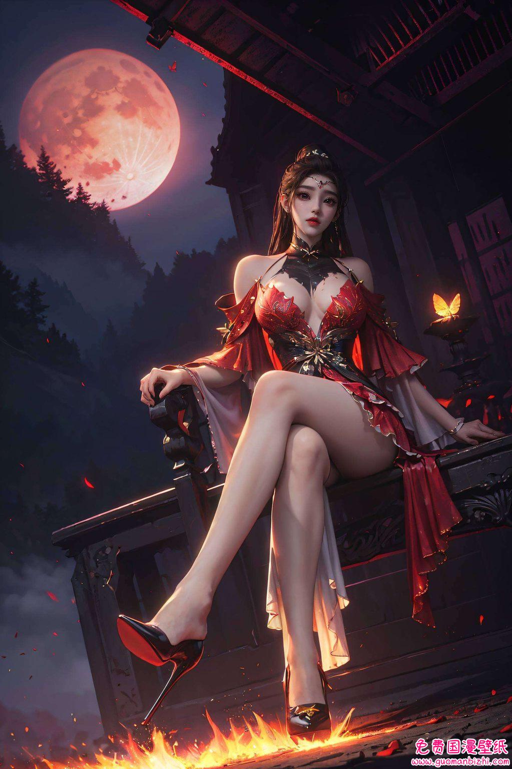 今天给大家带来一组超级养眼的古风国漫壁纸大合集!🎉 首先她的VAM壁纸简直是电脑屏幕的颜值担当!😍 接下来