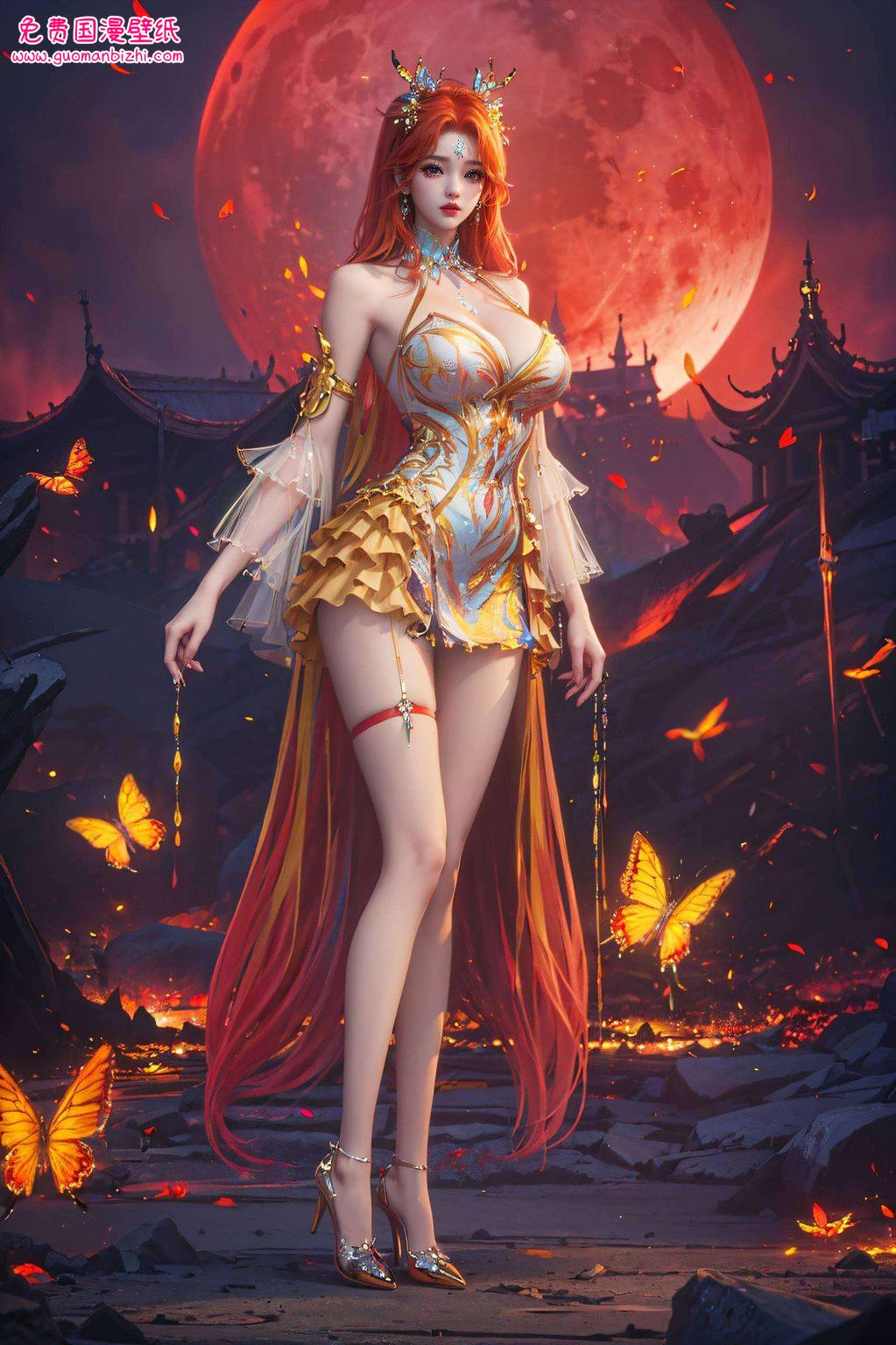 柳七月翩翩起舞也是动漫女神的化身