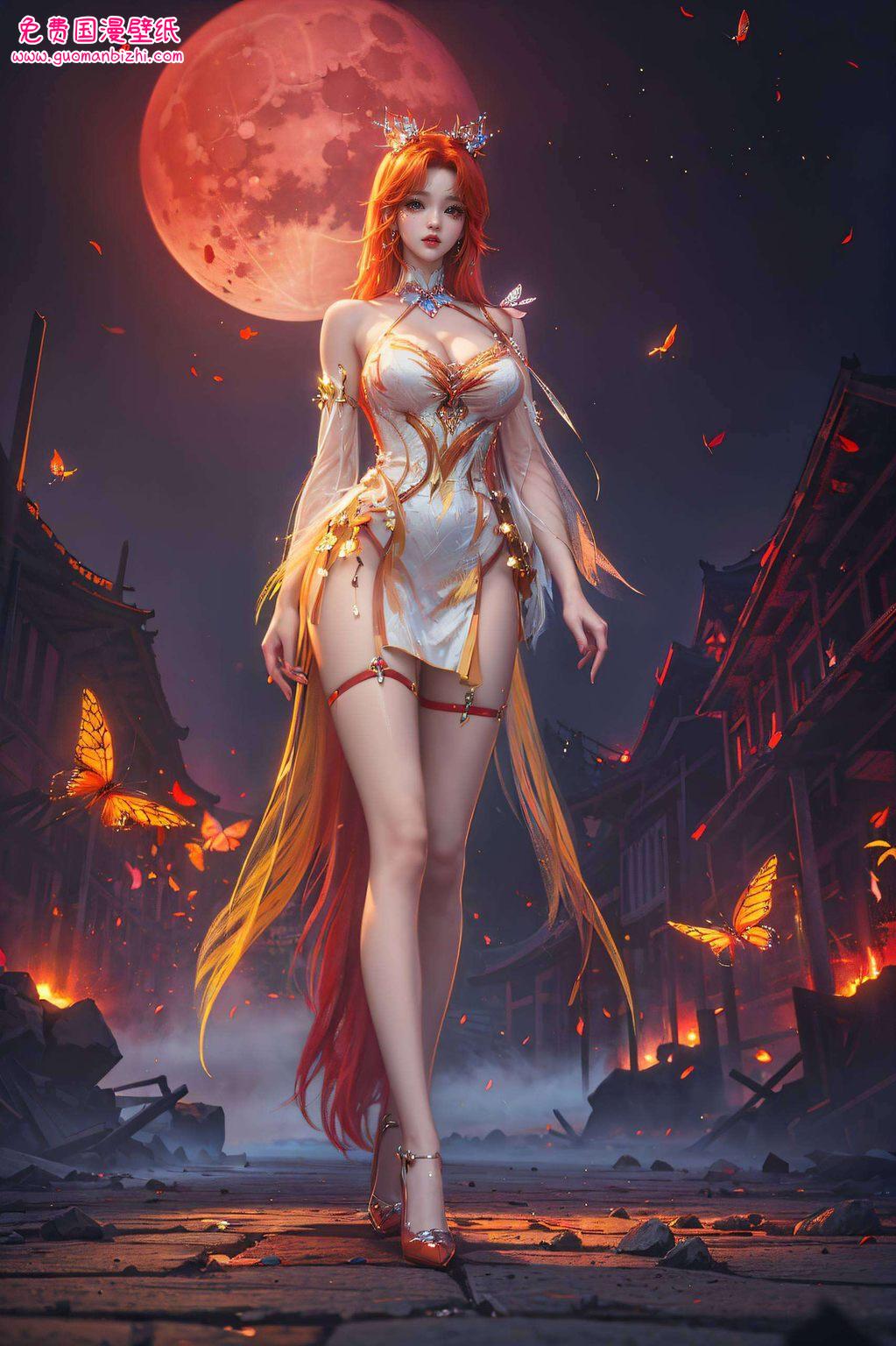 玄幻气息满满哦！今天给大家带来一位国漫界的颜值担当——柳七月！这位小姐姐不仅颜高身材好