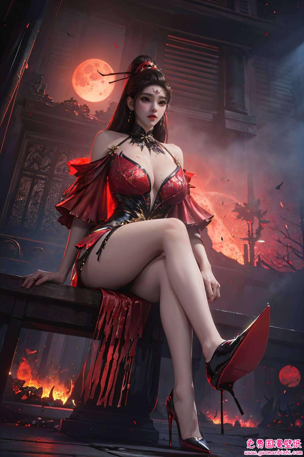 仿佛诉说着国漫女神的哀愁与坚韧柳七月落泪的瞬间
