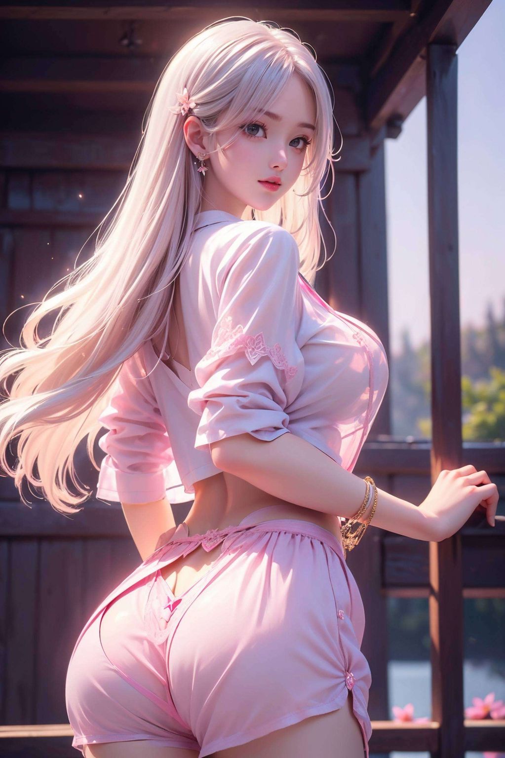 不要钱哦~今天我要给大家介绍一款从红月里走出的神秘女神——十七号壁纸！这可不是一般的国漫女神
