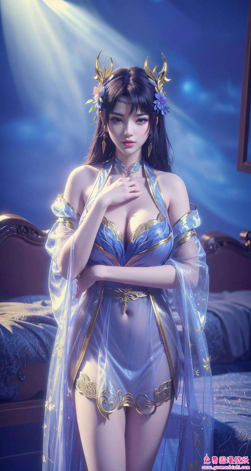 其神秘紫光映衬国漫之美翩翩起舞的九幽雀