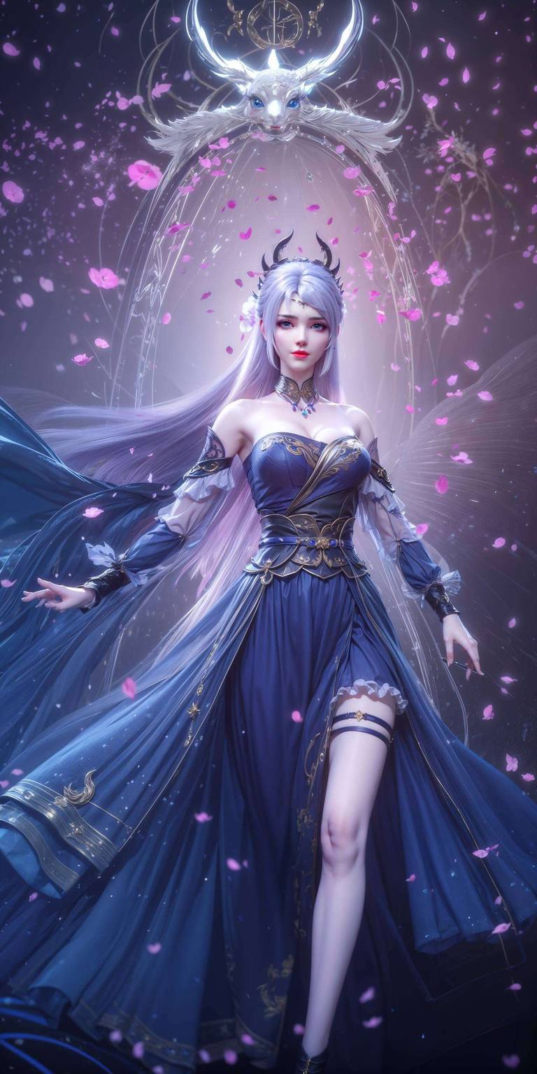 专为电脑Ins风设计洛璃女神驾到！这款AIGC免费壁纸包