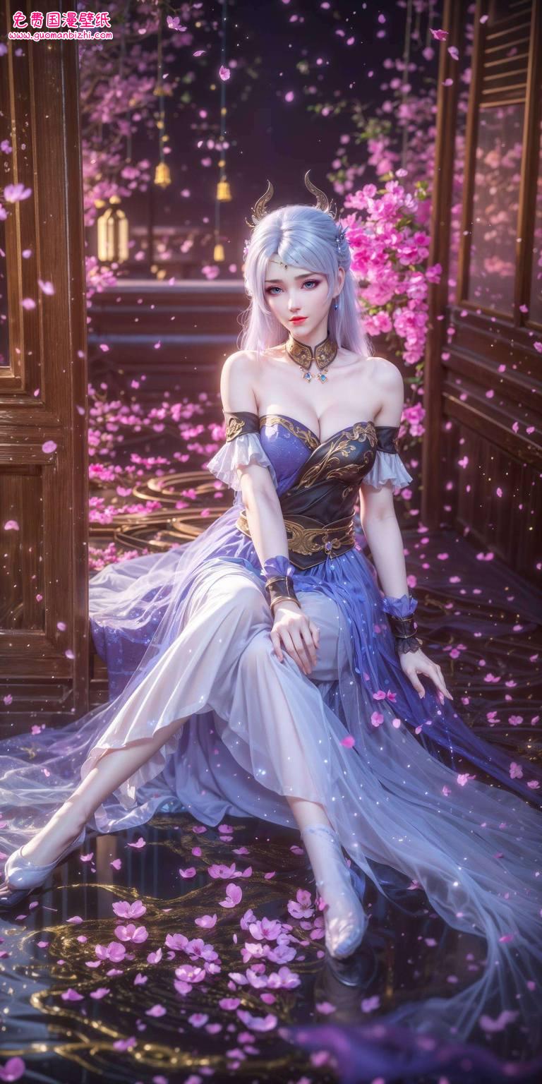 简直就是国漫女神的灵动与科技炫酷的完美结合！这不仅仅是一张壁纸今儿给您推荐一款绝美的AI创作壁纸——那可是融合了国漫精华的“动漫洛璃动态壁纸”！想象一下
