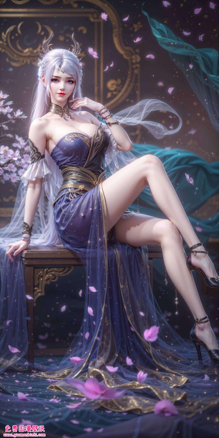 便是咱们的国漫女神——超清大主宰洛璃壁纸！瞧瞧她那 refined 美貌是不是？🌟
