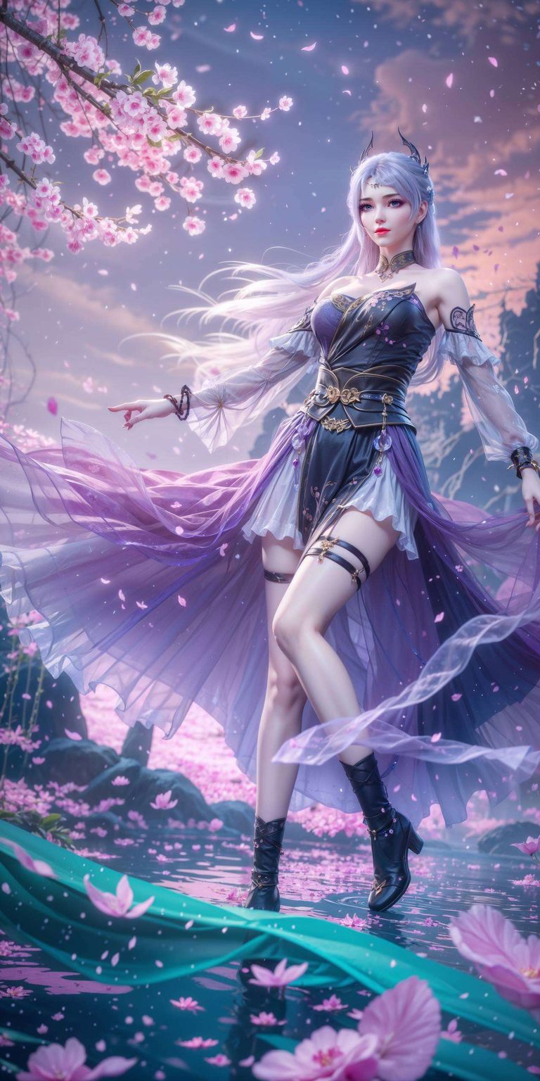 国漫女神的每一次微笑都像是绘制在壁纸上的优雅诗篇