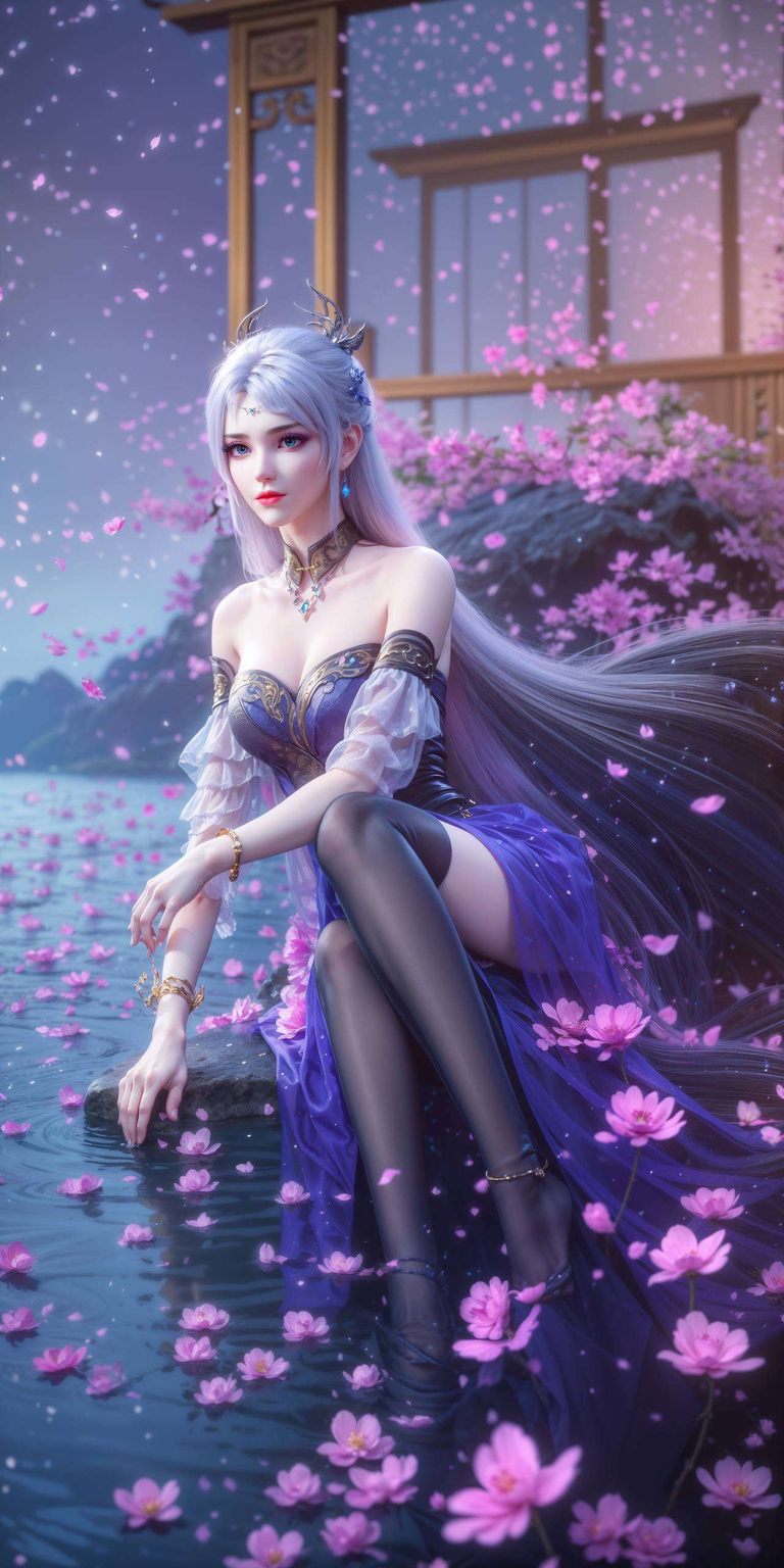 以她独有的魅力她的眼神深邃