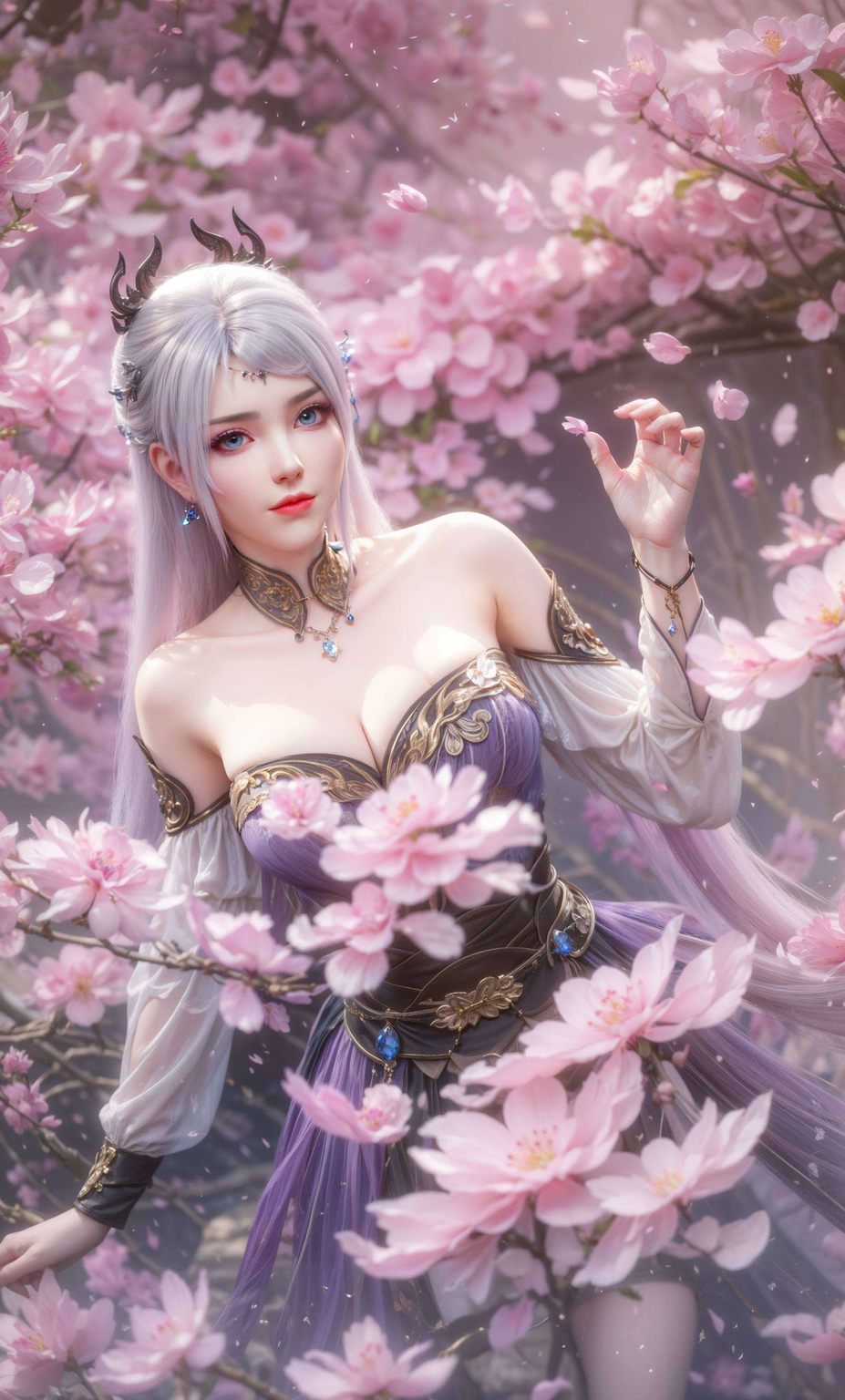 这超清的洛璃壁纸月光透过紫色的壁纸