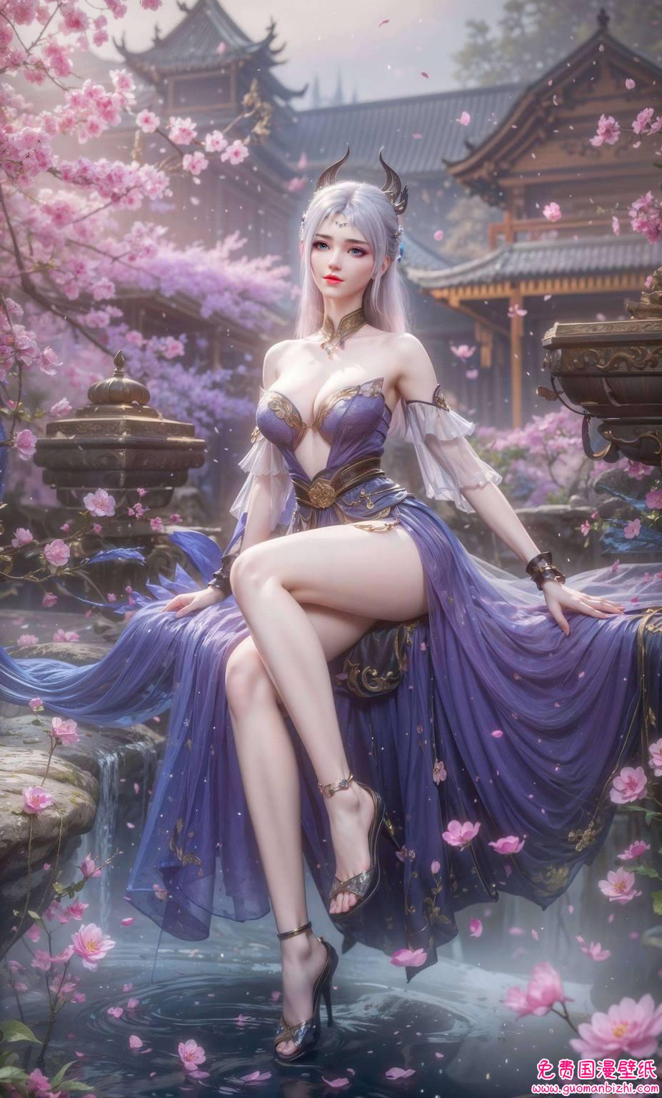她是大主宰中的灵动仙子她的眼神清澈如水