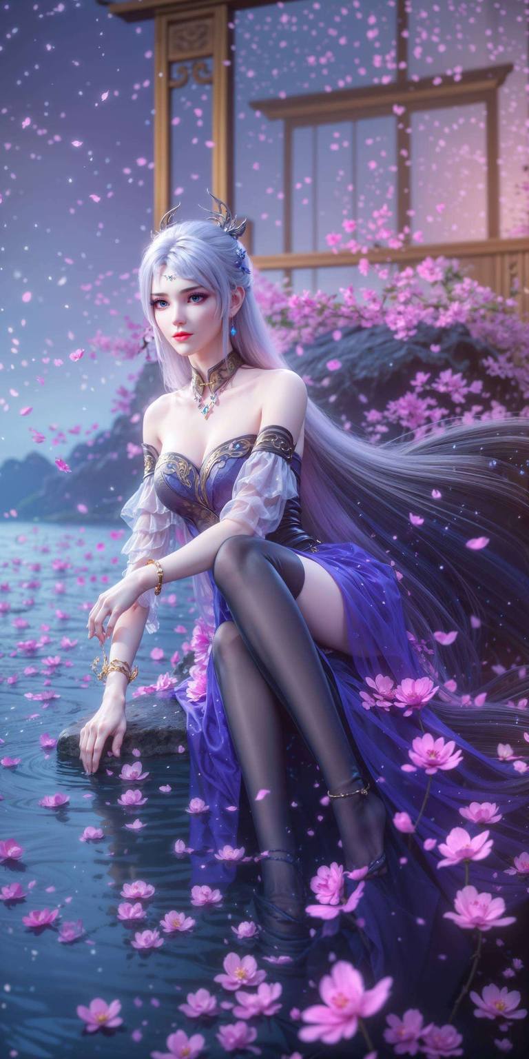 小可爱们猜猜看今天谁来做客我们的炫彩壁纸世界？当当当当~ 是我们的大主宰里的洛璃女神啦！这位国漫美女不仅有着梦幻般的玄幻气质