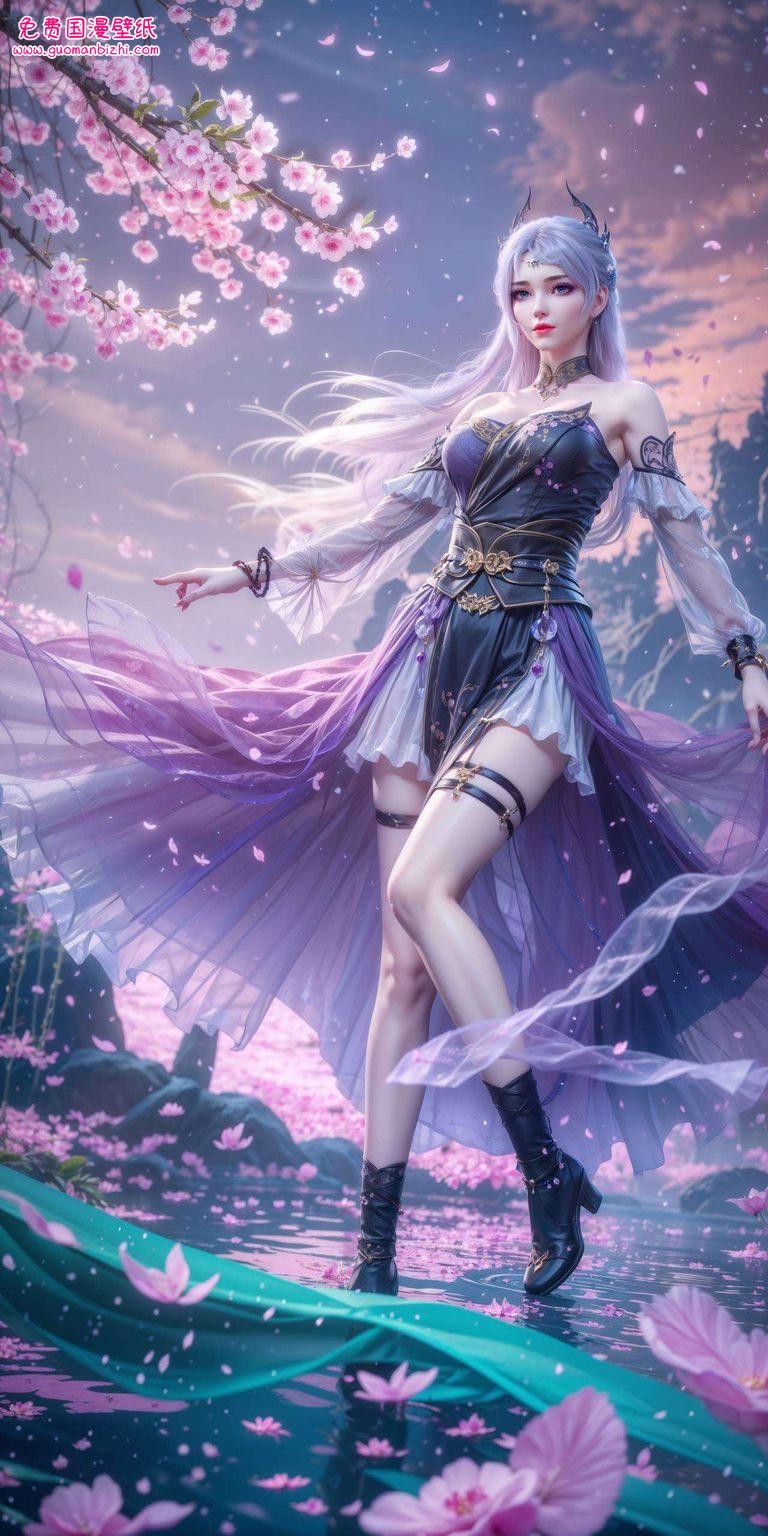 每一次眨眼都像是在施展魔法快来感受国漫美女的魅力吧！