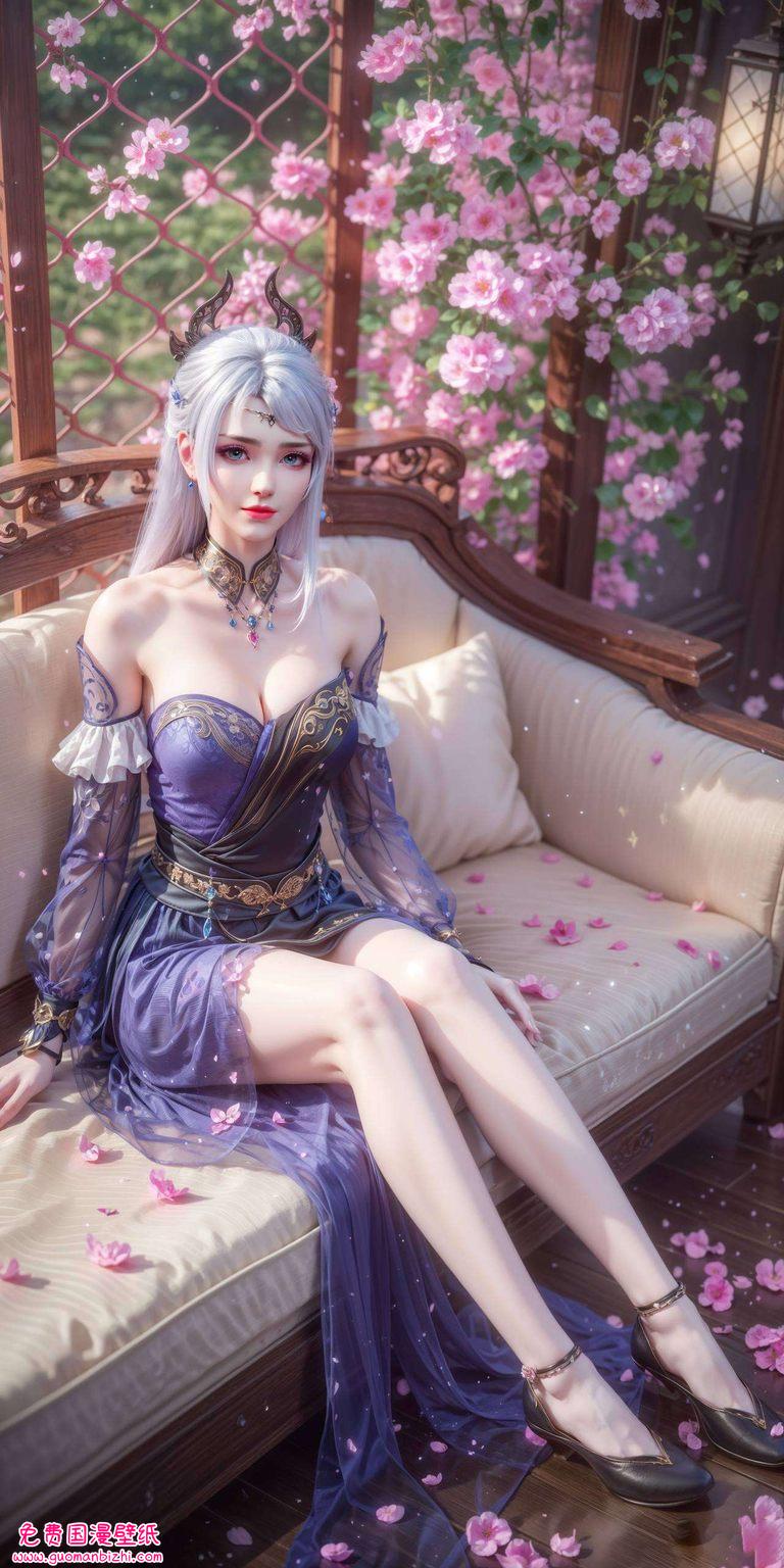 仿佛将我们带入了一个玄幻的国漫世界是动漫中的女神