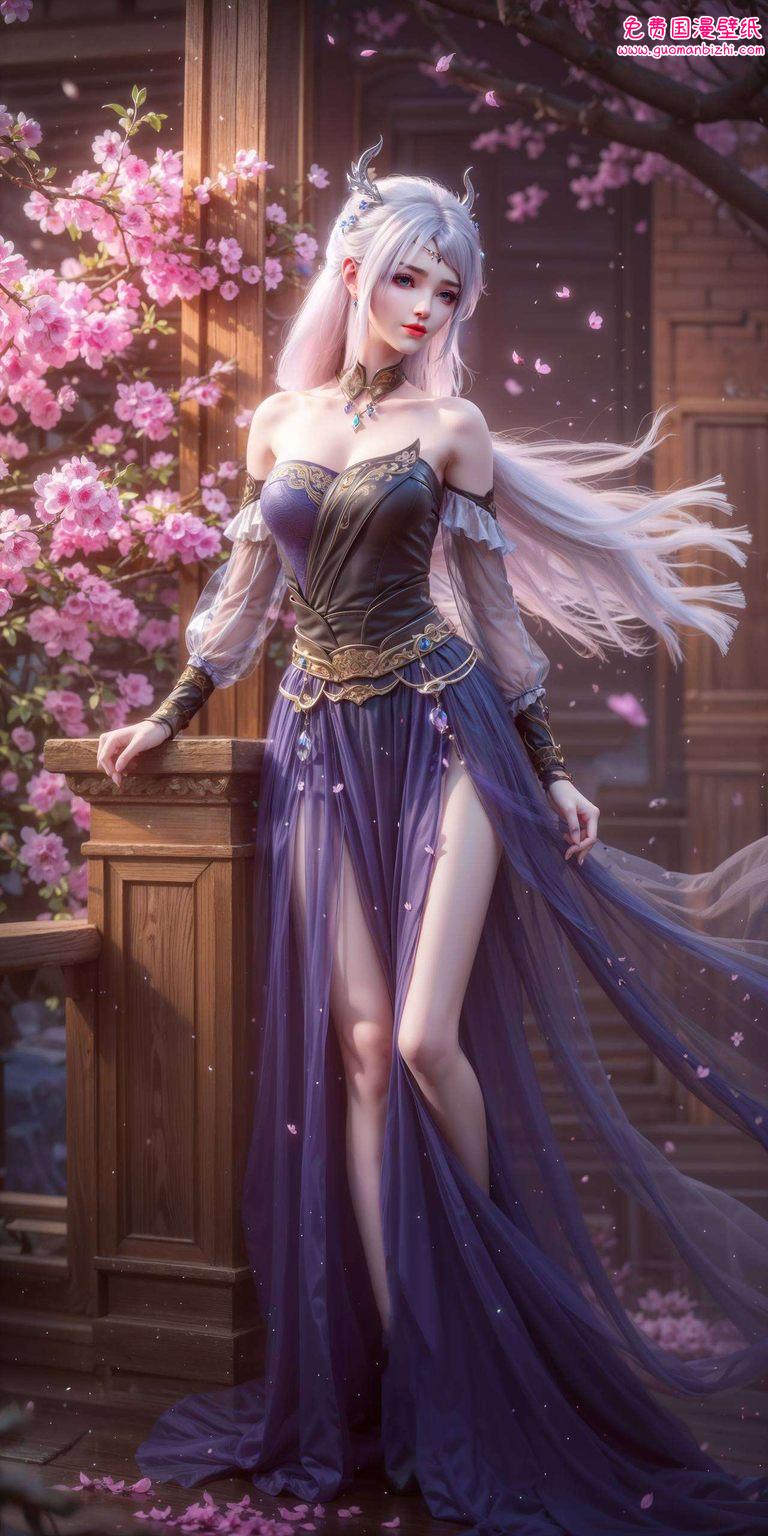 宛若玄幻世界走出的女神都让人沉浸在动漫美女的魅力之中