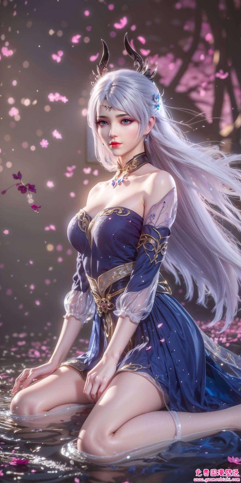 也是国漫美女的代表洛璃如梦似幻