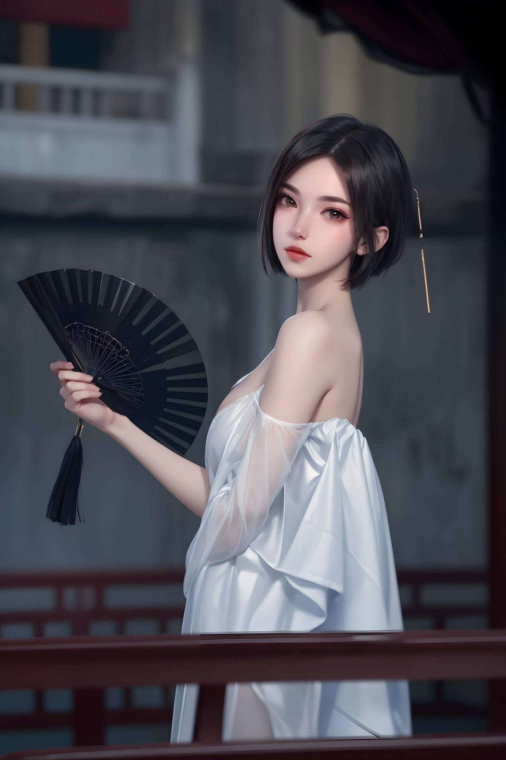 在数字化世界的静谧角落当安卓手机屏幕上展现她的倩影
