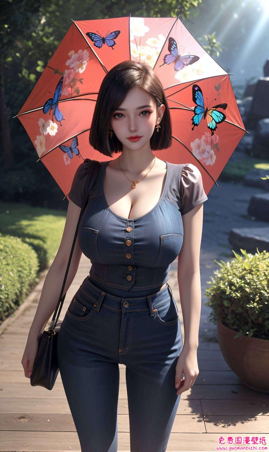 今天给大家推荐一款超级养眼的国漫女神壁纸！🌟 这不就是我们那位眼神犀利、笑容狡黠的杨小瑾嘛！🎀 她可是国漫界的小调皮让杨小瑾陪伴你的每一天吧！✨👩‍💻🌈