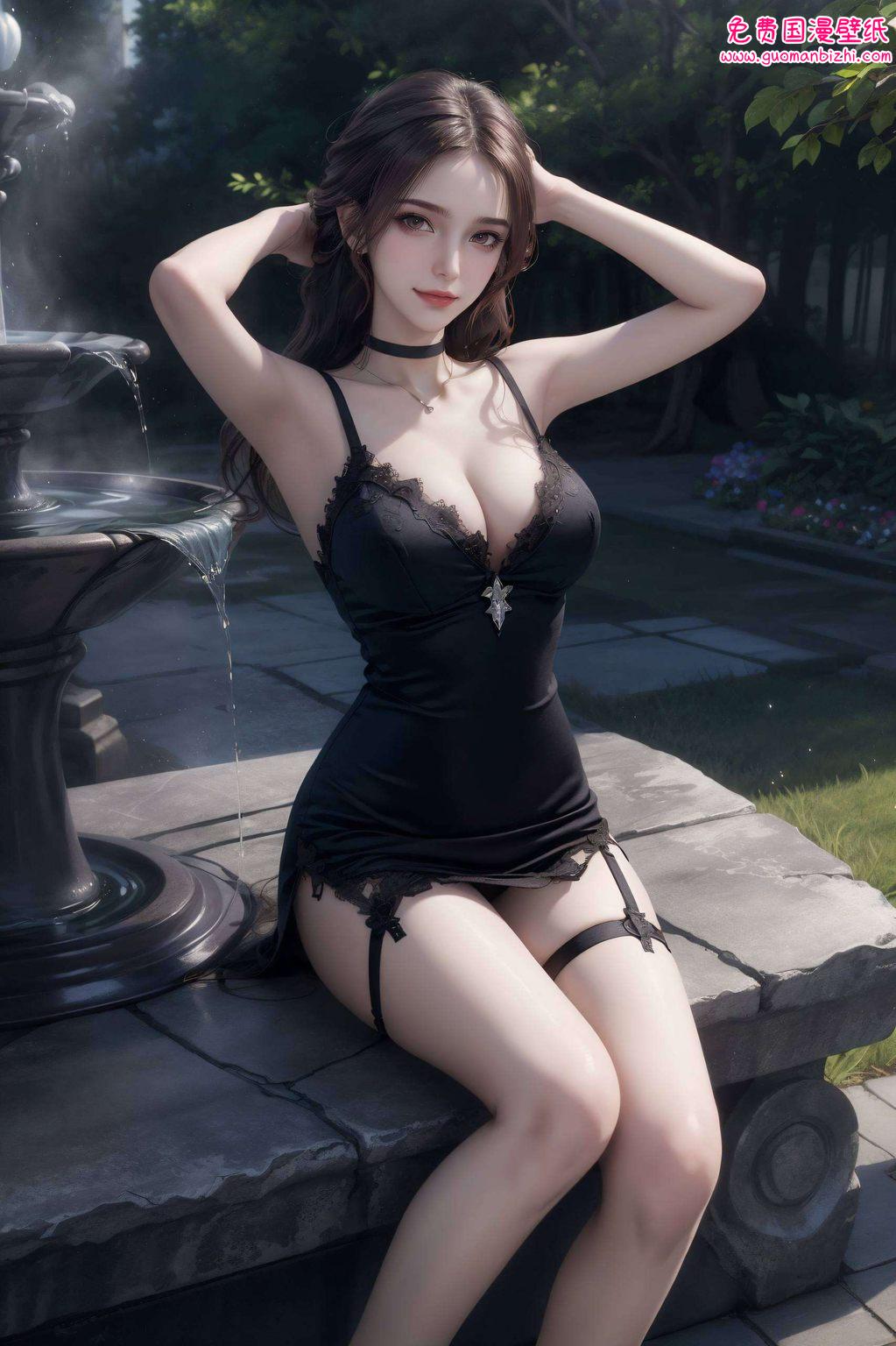 这款极简壁纸更是动漫美女的代表