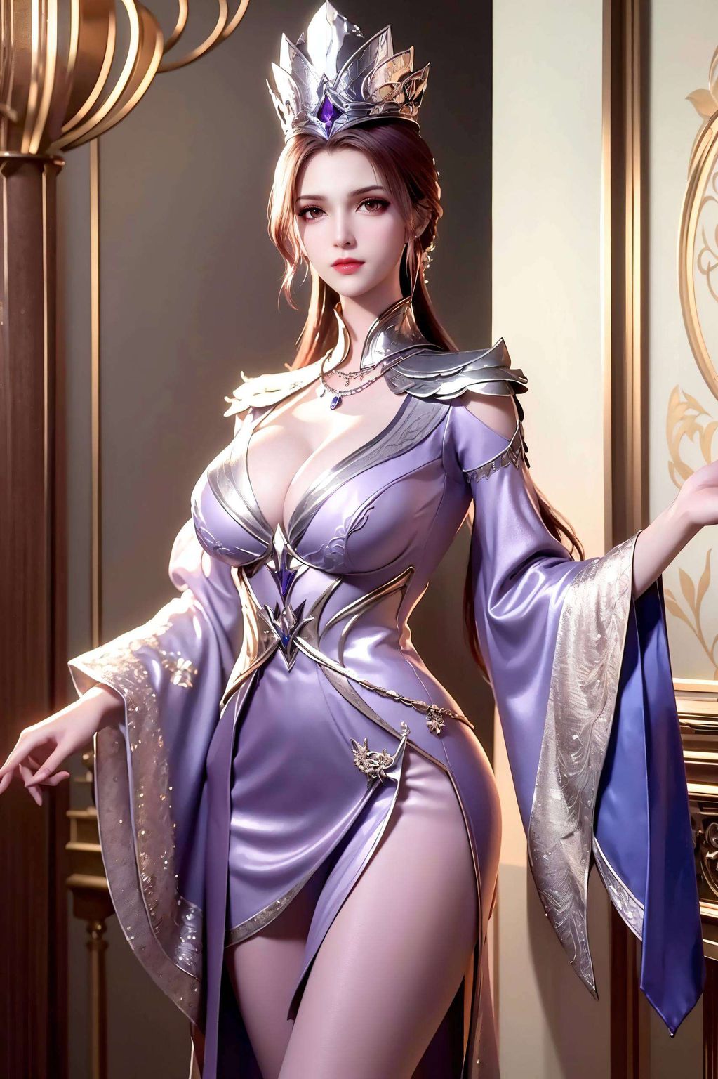 成为了无数动漫迷心中的女神成为了国漫壁纸中的璀璨星辰