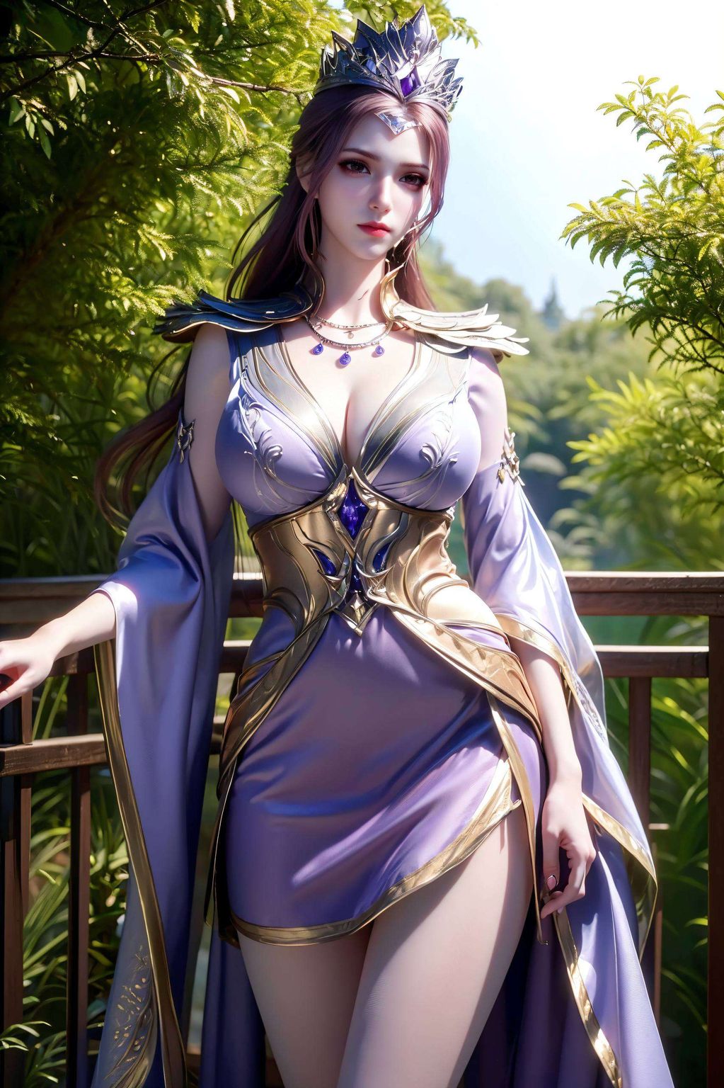 如今身着一件优雅旗袍比比东的美