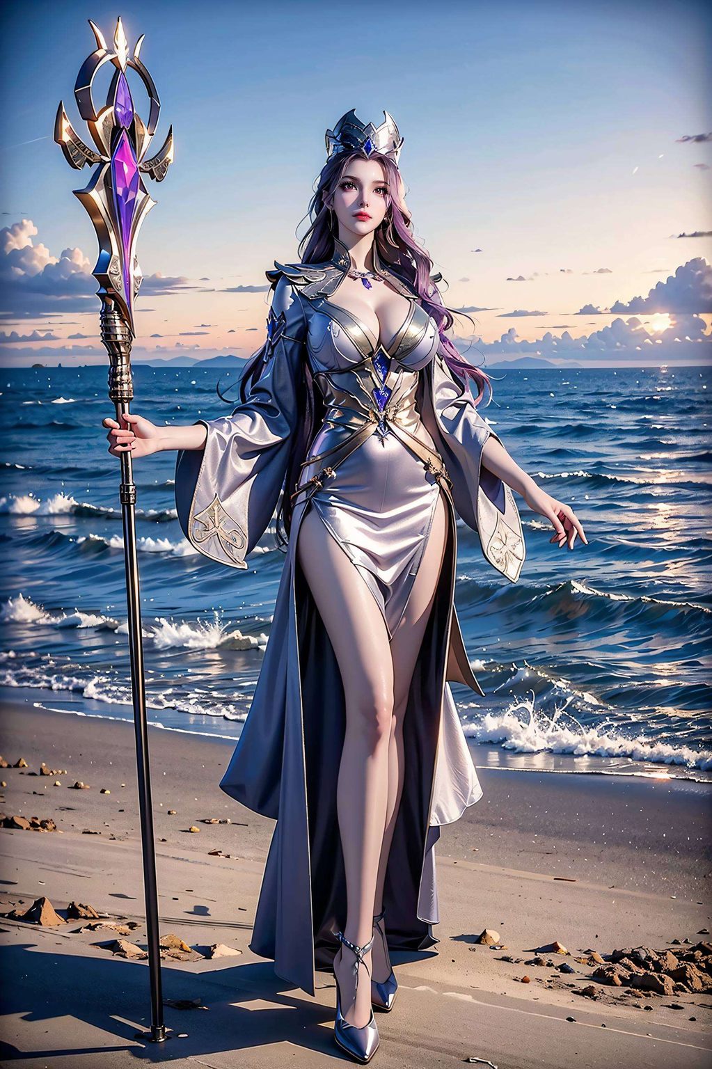 成为了无数动漫迷心中的女神如同星空般璀璨