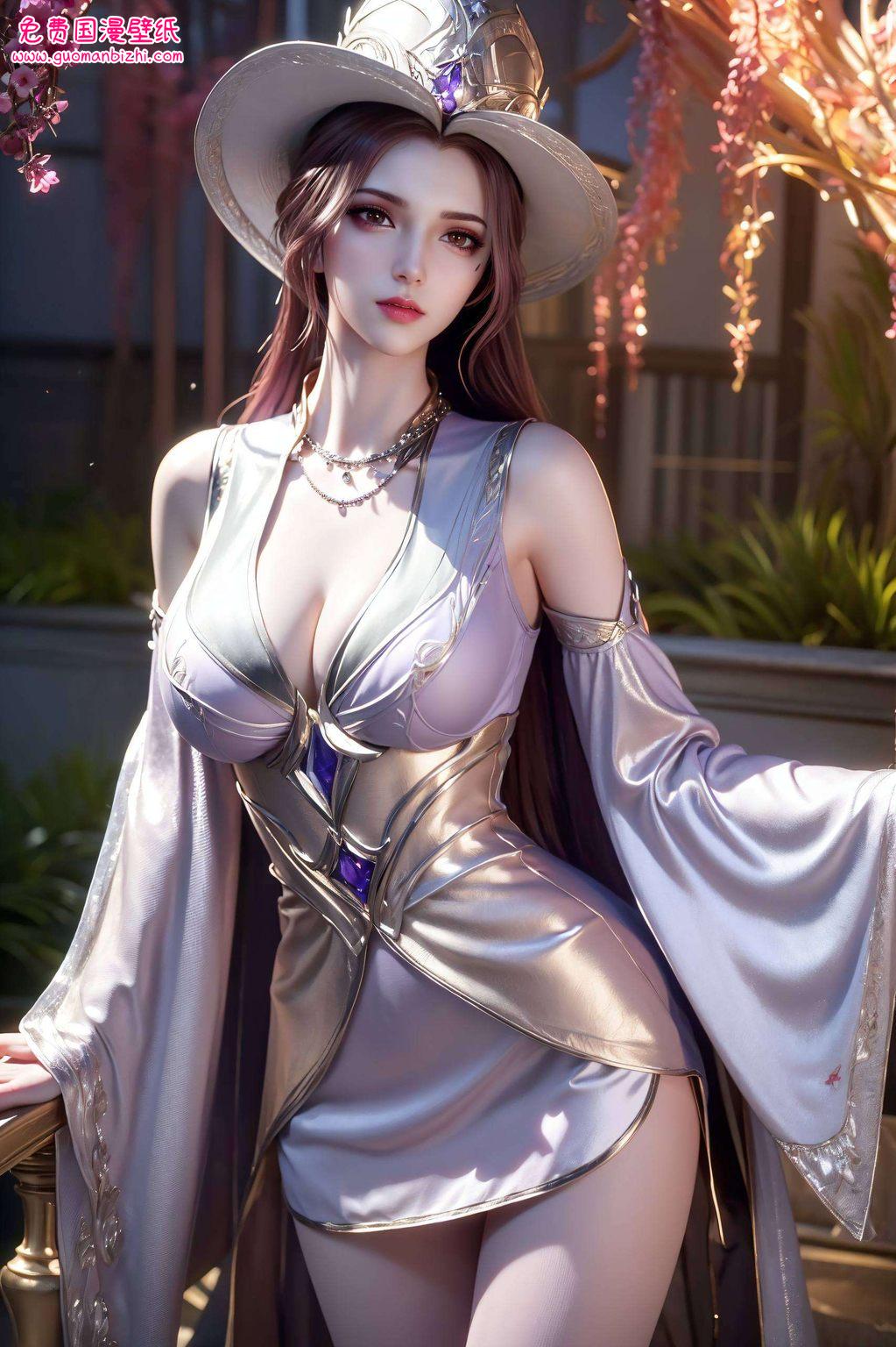 嘿今天给大家带来一份超级炫彩的视觉盛宴——比比东三层动态壁纸！这位来自《斗罗大陆》的国漫女神