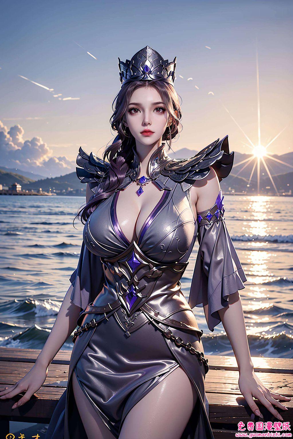 她的形象如同壁画中的传奇美女在斗罗大陆的世界里
