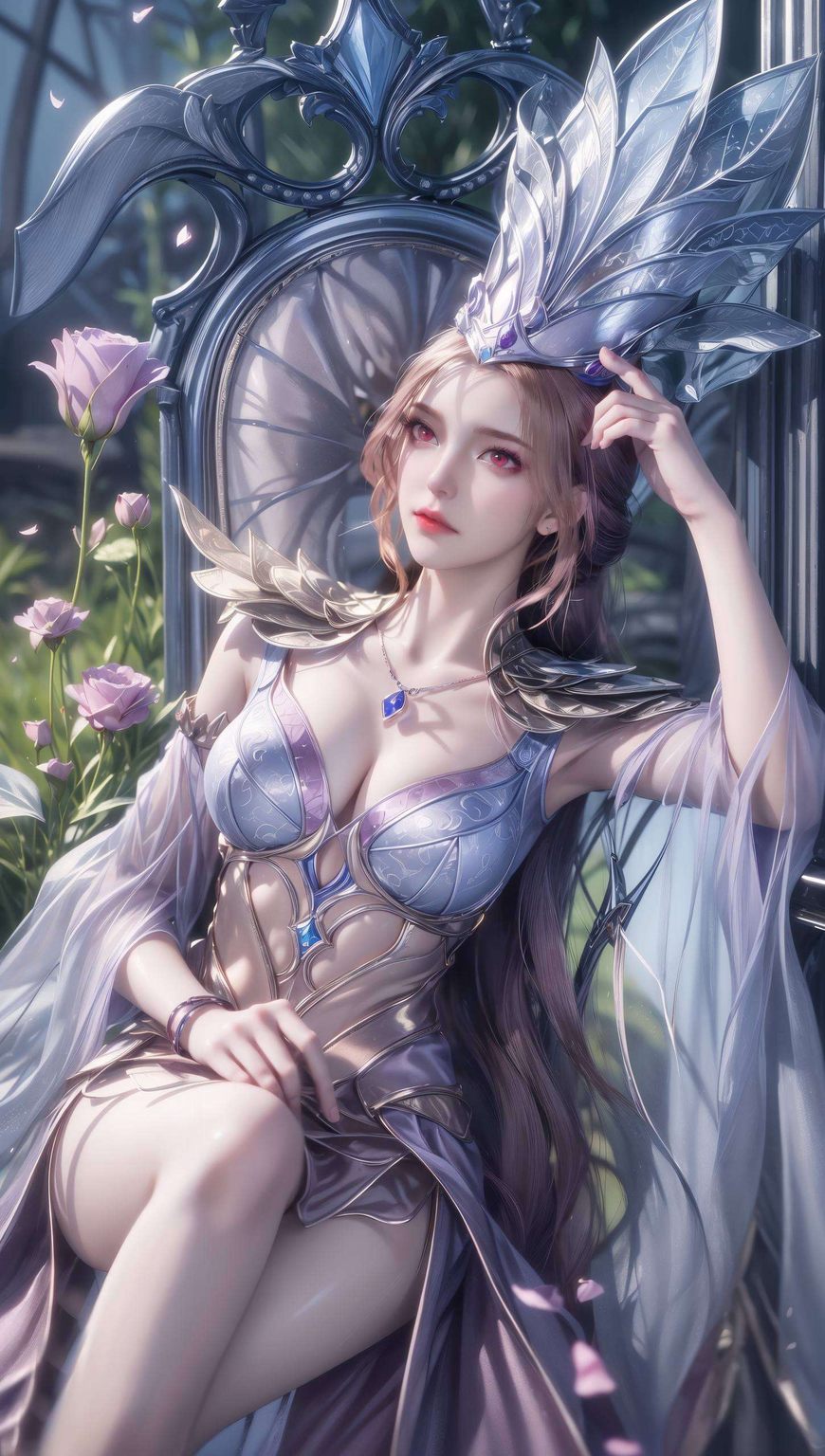 比比东以其独特魅力此AI角色壁纸