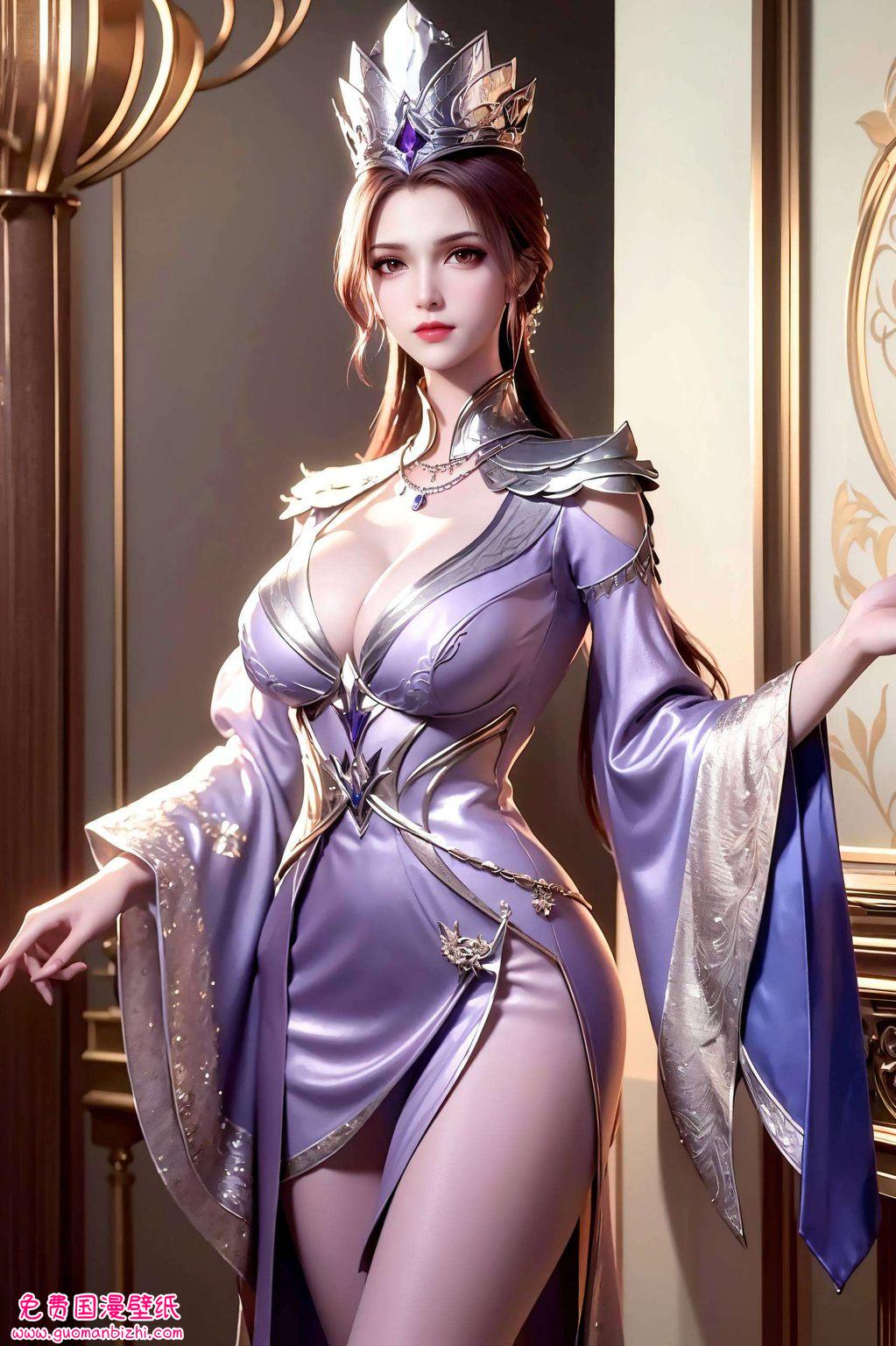 那双深邃的眼眸仿佛能看透人心让人沉醉在国漫的绚烂世界中