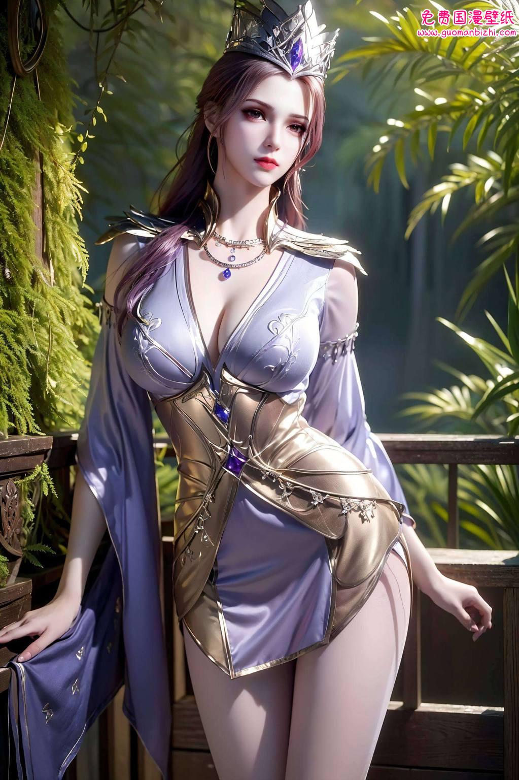 此乃国漫壁纸之瑰宝也!比比东女神英姿飒爽动漫女神风采尽收眼底