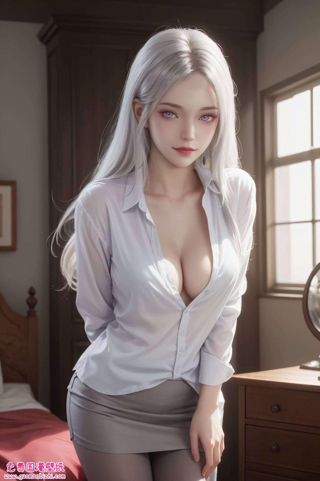 那抹静谧的蓝宛如壁画中的古典女神