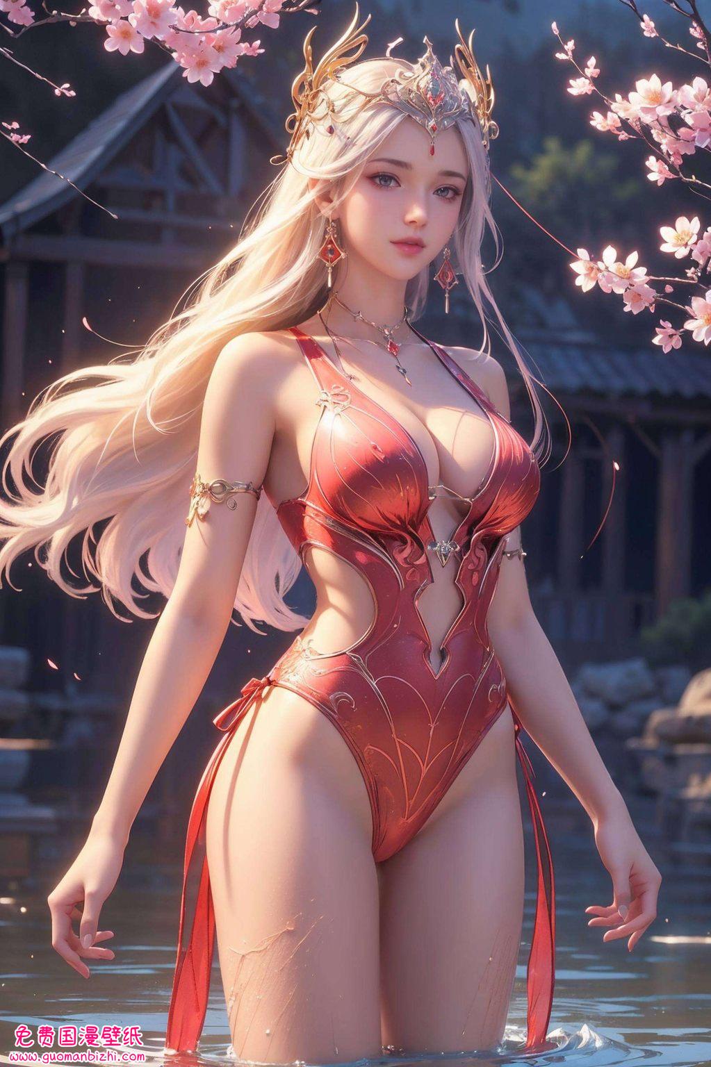 当你解锁手机这是国漫女神的视觉盛宴