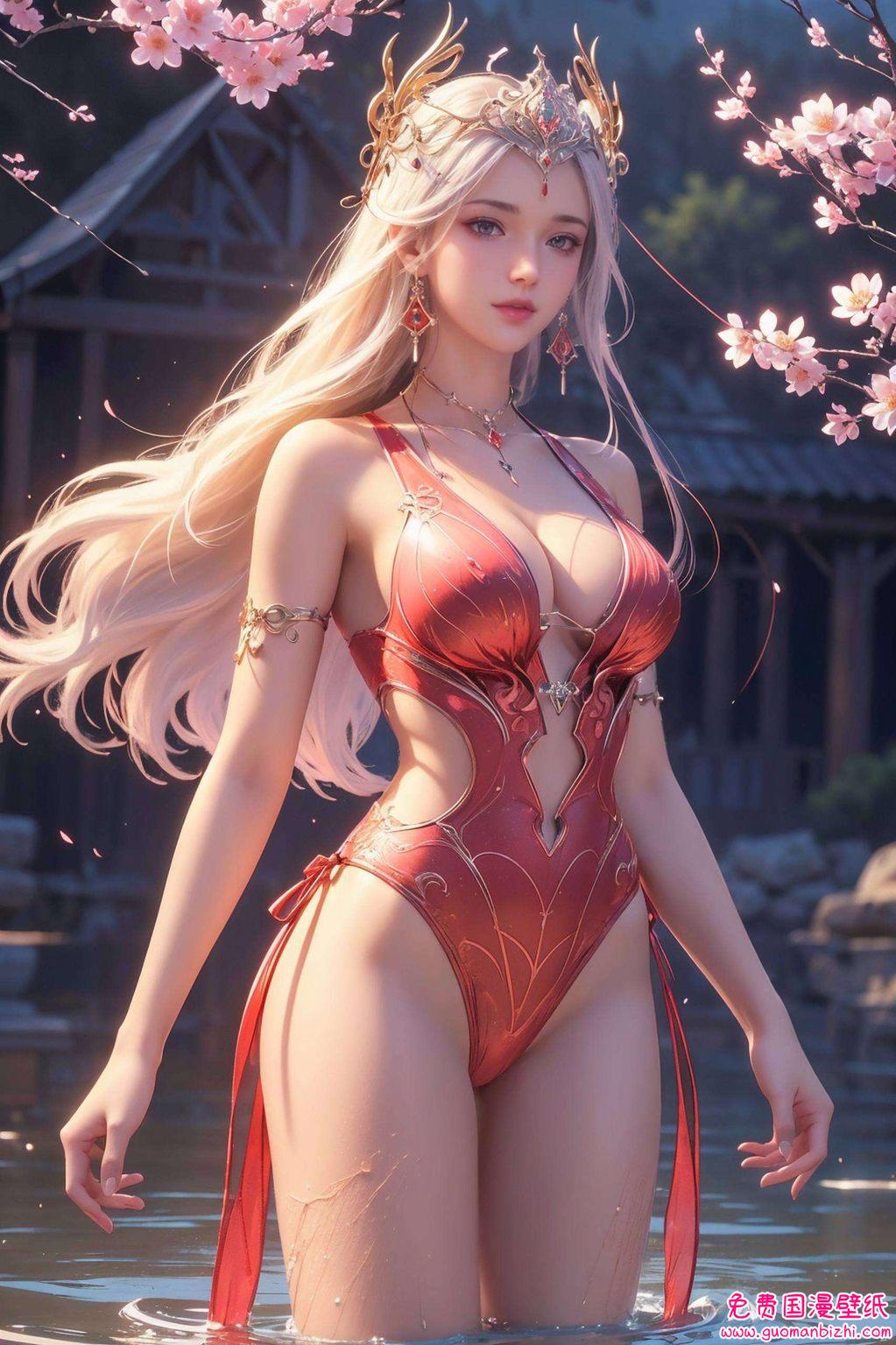 快来领走她的小心脏吧！💓🌟#国漫女神# #波塞西ai壁纸# 小调皮预警：别看她平时严肃不仅实力惊人