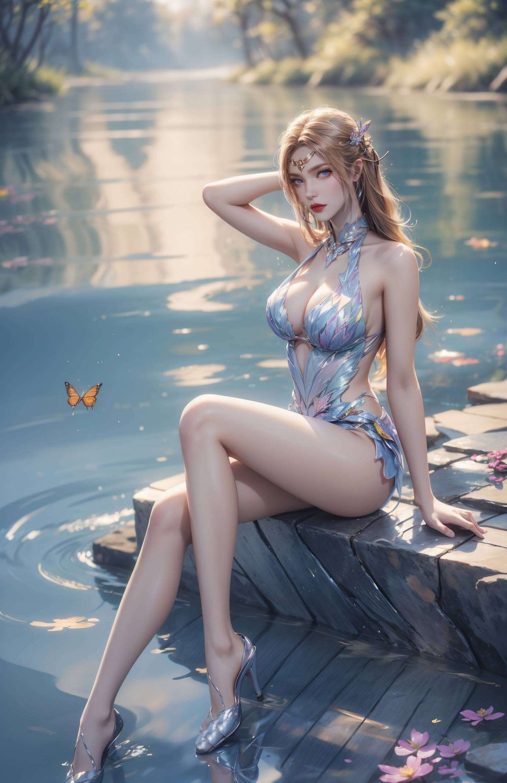 尽享国漫之美雪花纷飞中