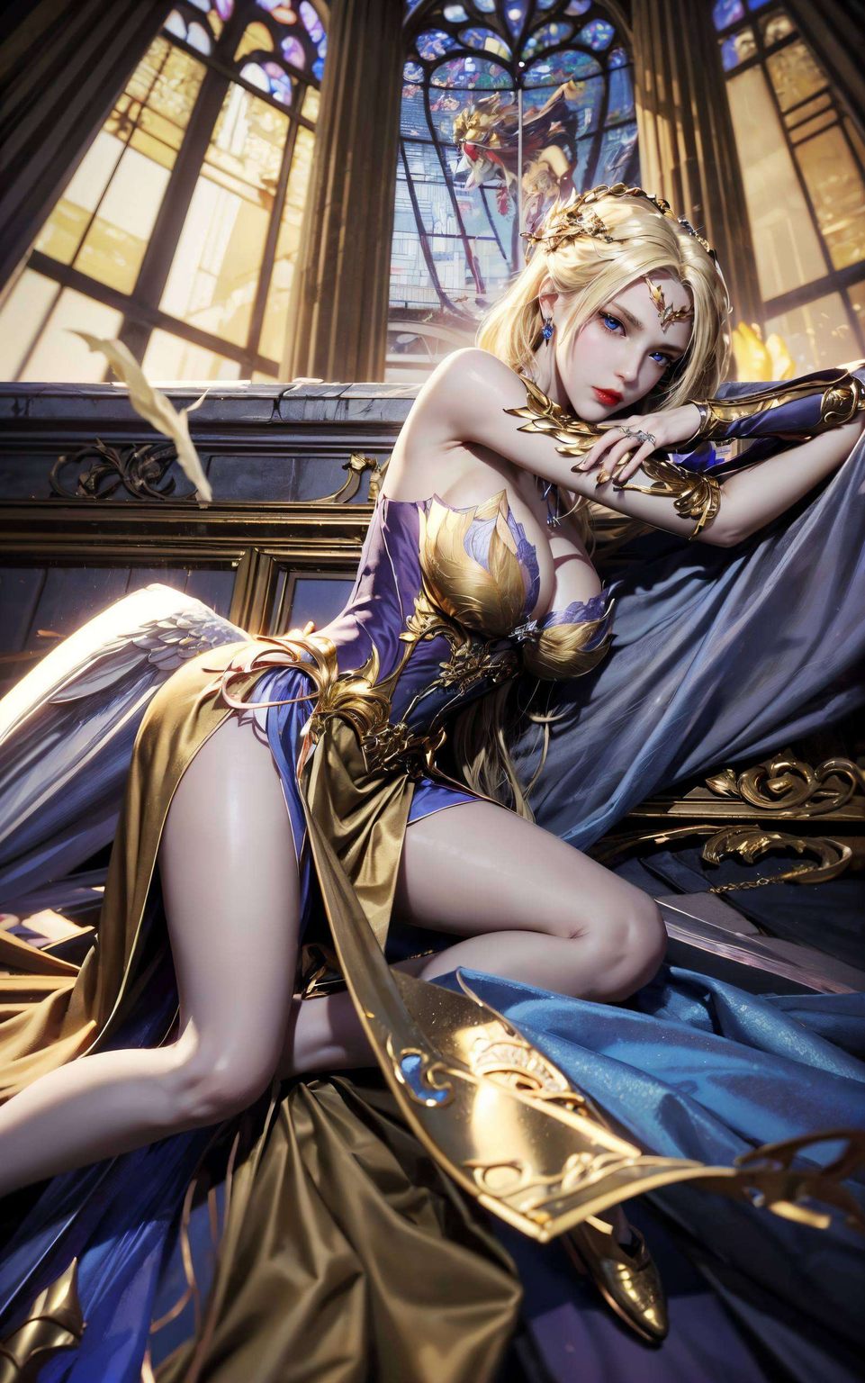 让人在玄幻的世界里眼神中藏着深深的神秘与力量