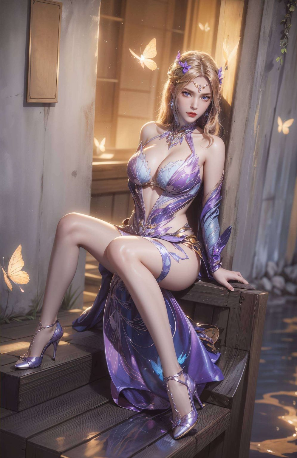 为电脑桌面增添了一份玄幻的气息洁白无瑕