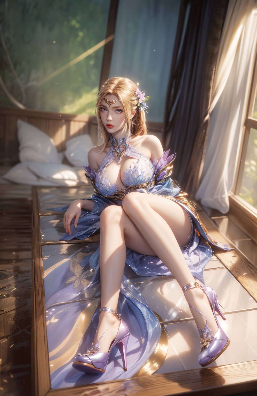 她的倩影在国漫的画卷中犹如一道独特的风景线每一次她的出现