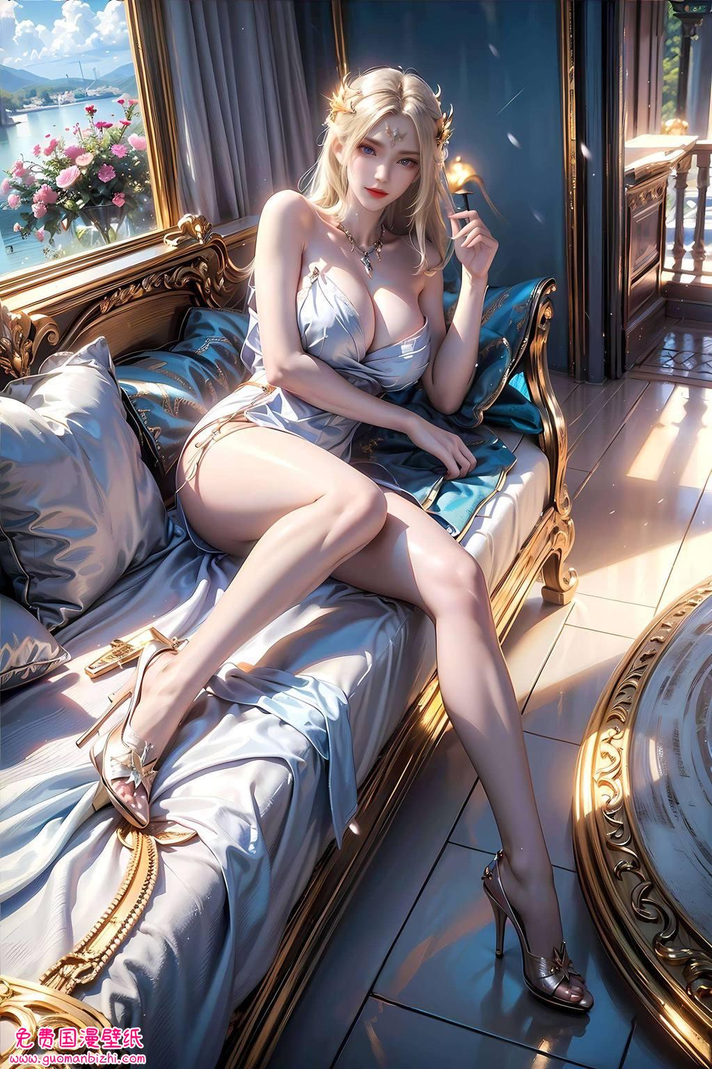 舞动绿意盈盈打造出极简壁纸