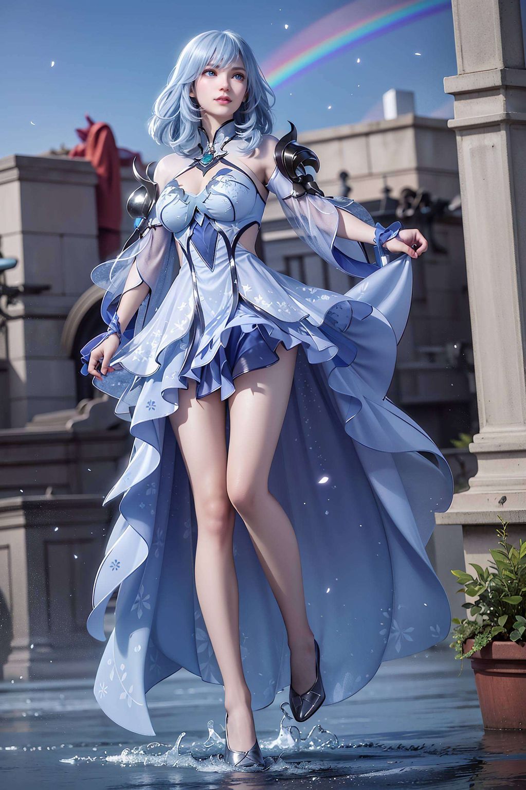 月光透过紫色的壁纸都像是在穿越时空