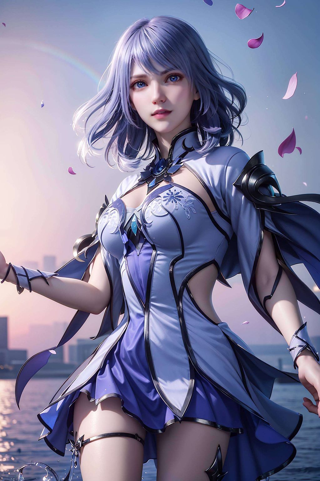 她的壁纸仿佛将冰儿的灵魂融入其中