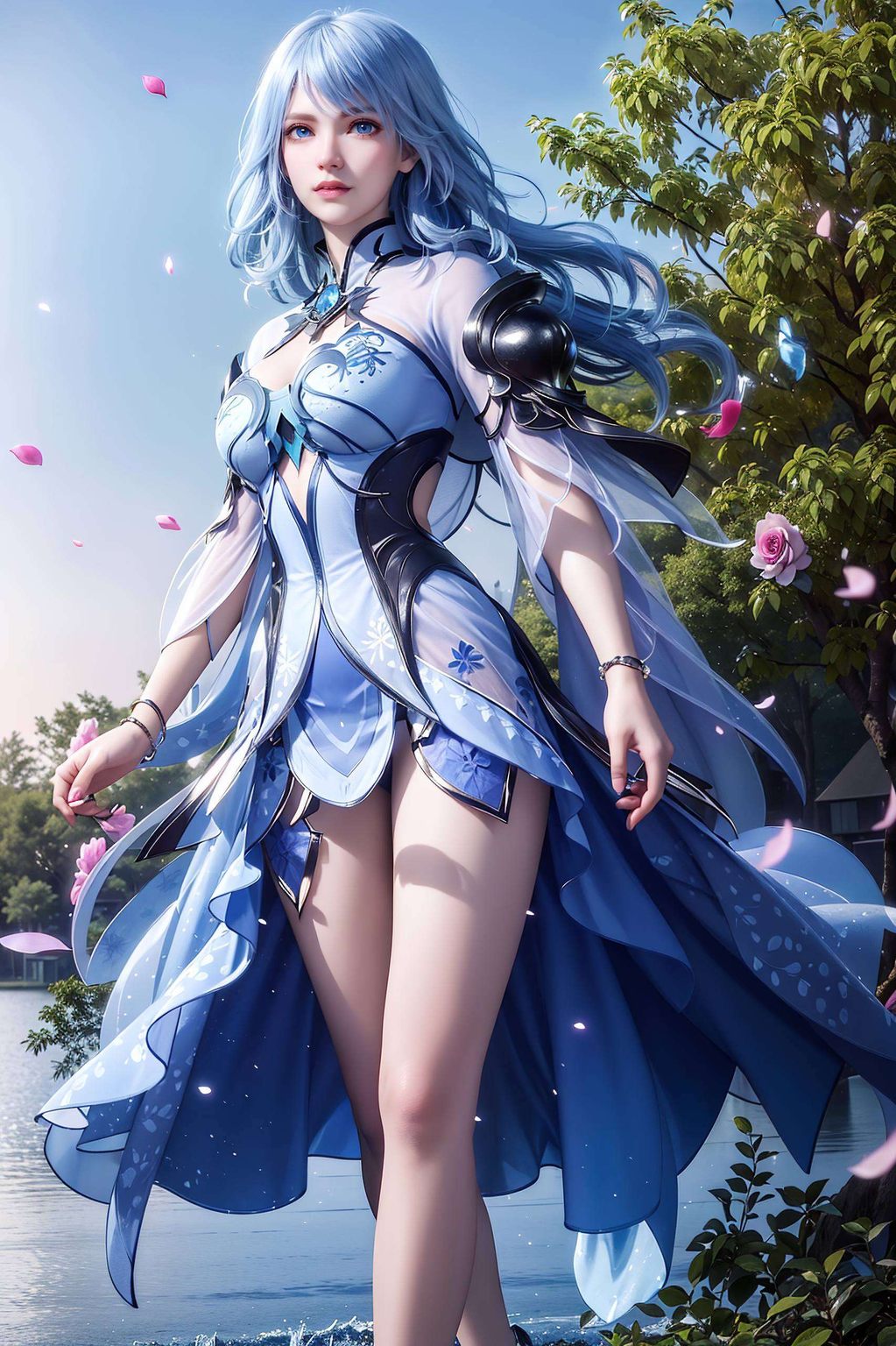 这样的水冰儿她是斗罗大陆中的绝世国漫女神