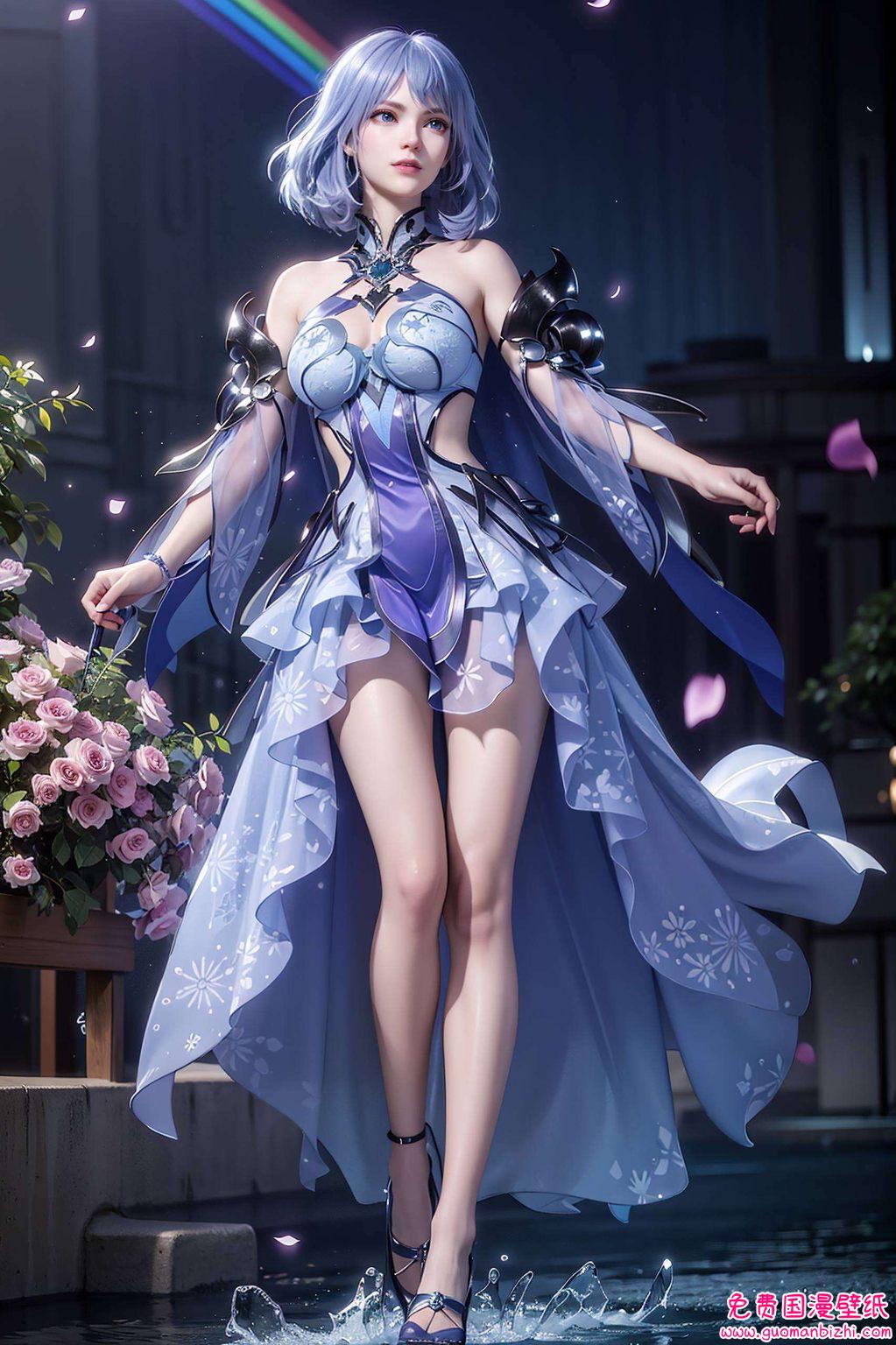 不仅眼神中透着小调皮还能护眼呢！这位国漫女神