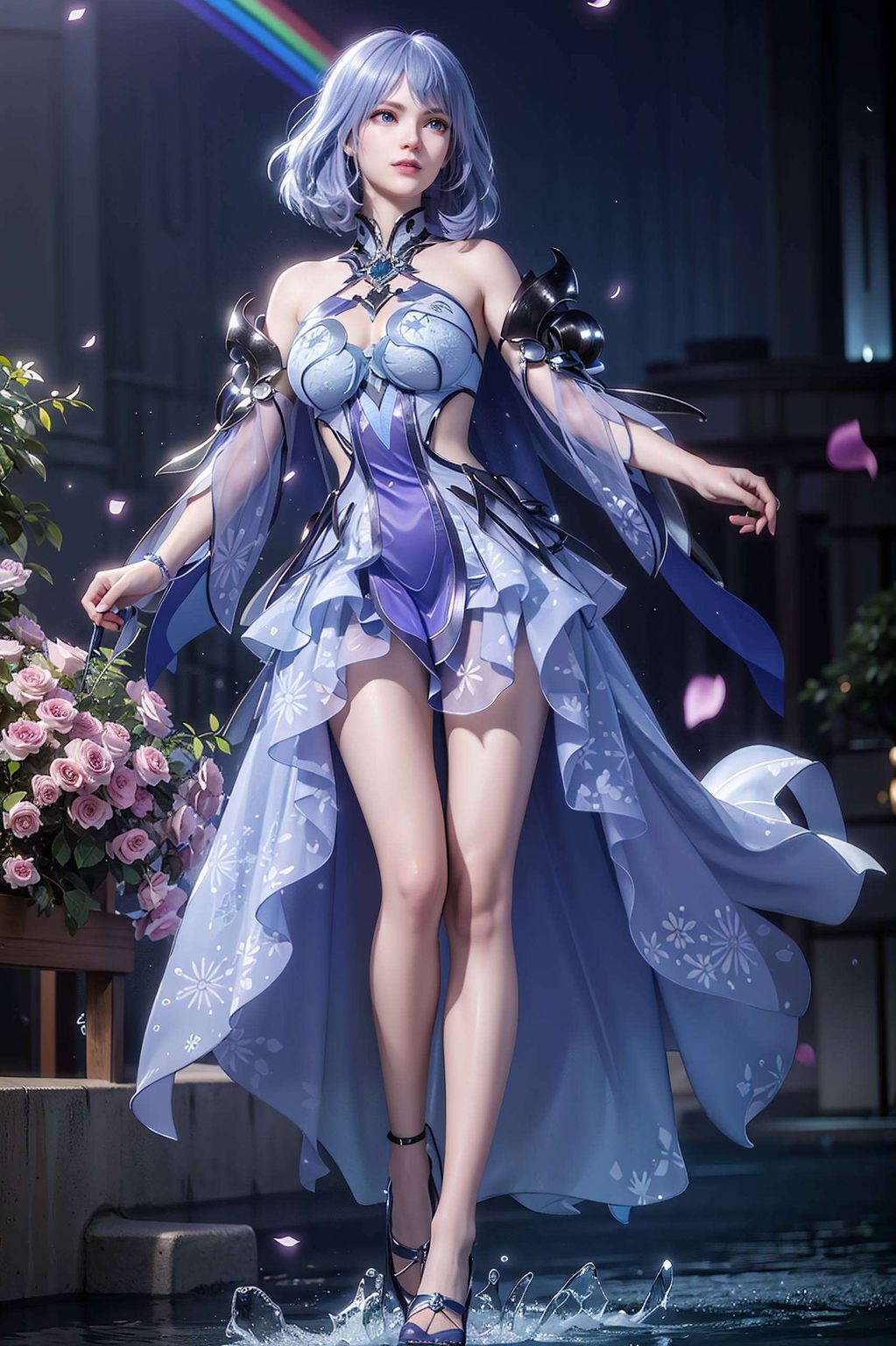 AI巧手绘成既显国漫女神之韵