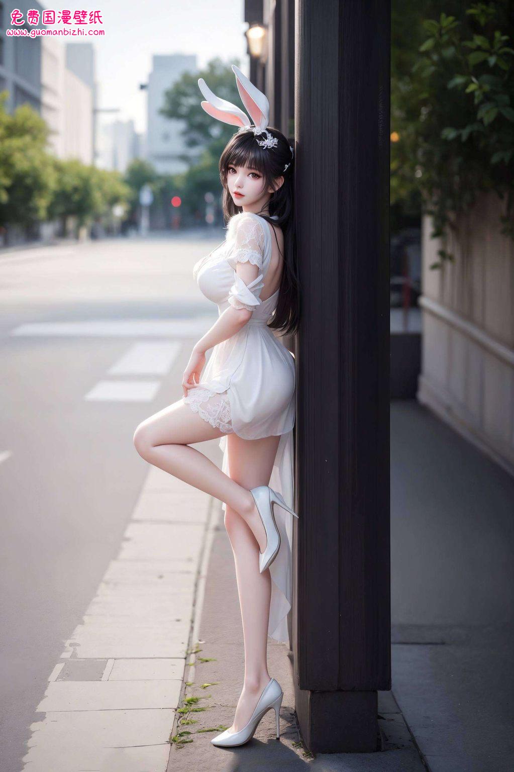每一张壁纸都是她美丽的倩影而那一抹俏皮的摸耳朵动作