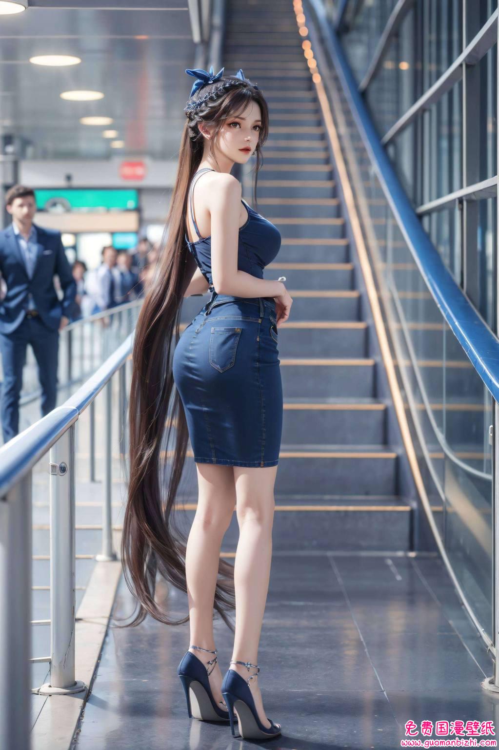 与这位国漫美女共舞那些壁纸上的每一帧