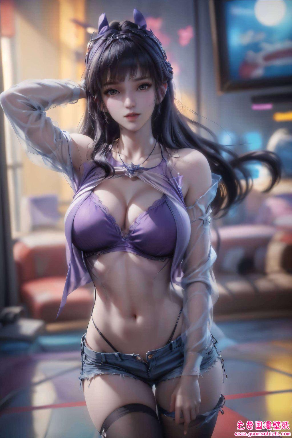高清壁纸中一个灵动如风