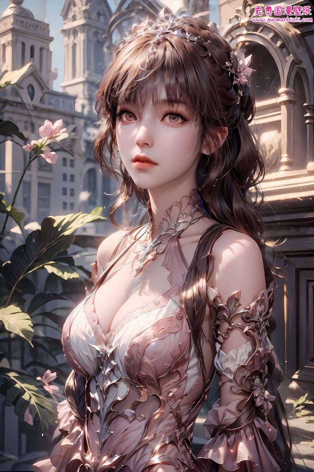 可是我们国漫界的一大女神哦!看她那灵动的大眼睛简直是小可爱本人啦!而且她还拥有一家温馨的背景