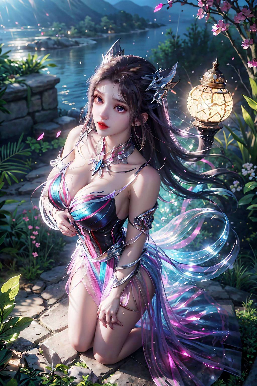 它集玄幻、国漫美女元素于一身那朱竹清姐妹俩儿在你手机屏幕上轻盈舞动